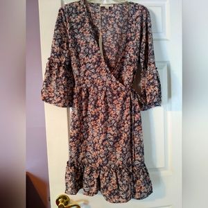 Love stitch Wrap Dress